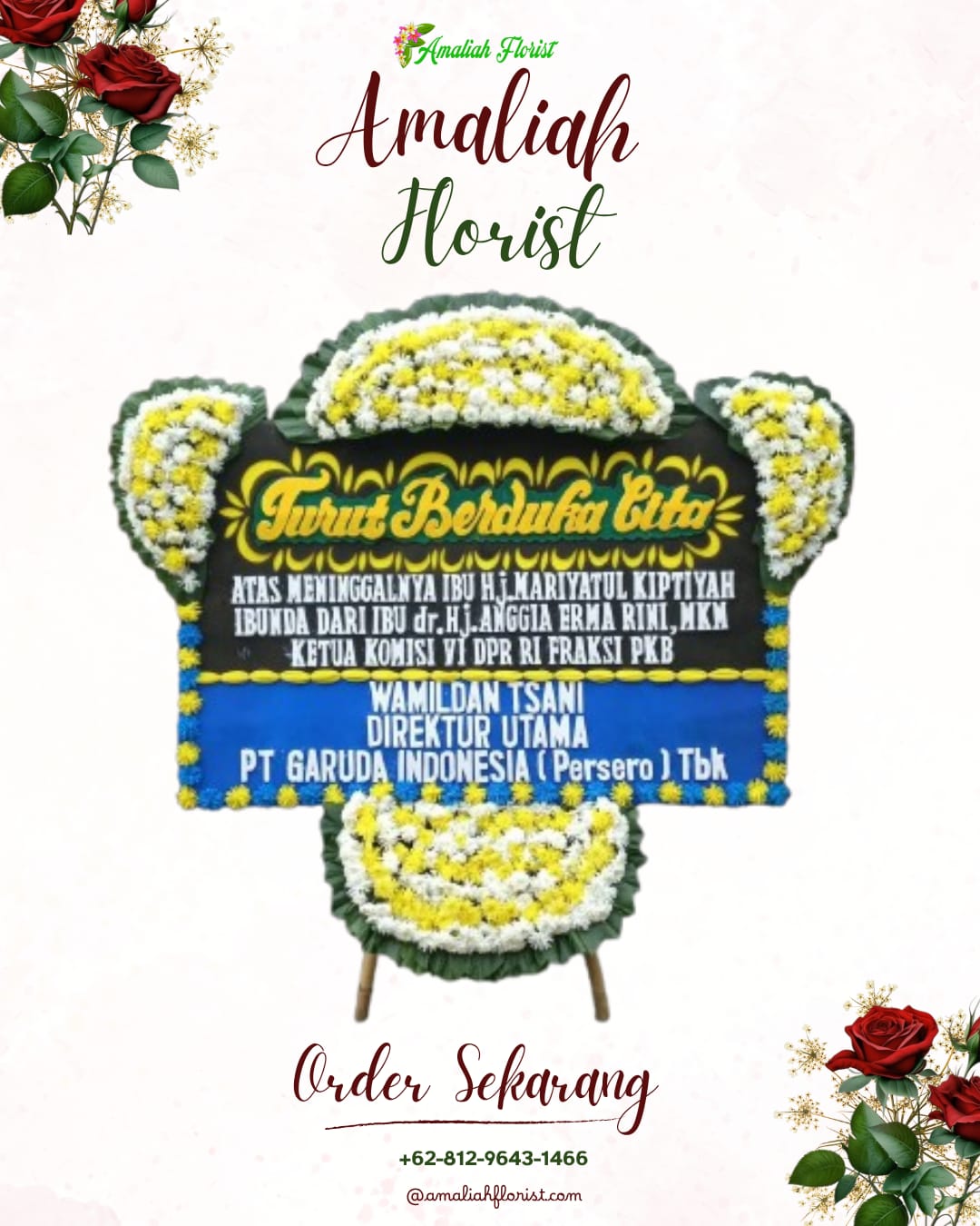 Papan Bunga Duka Sukahaji